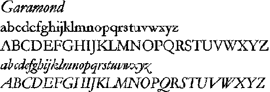 Классификация шрифтов